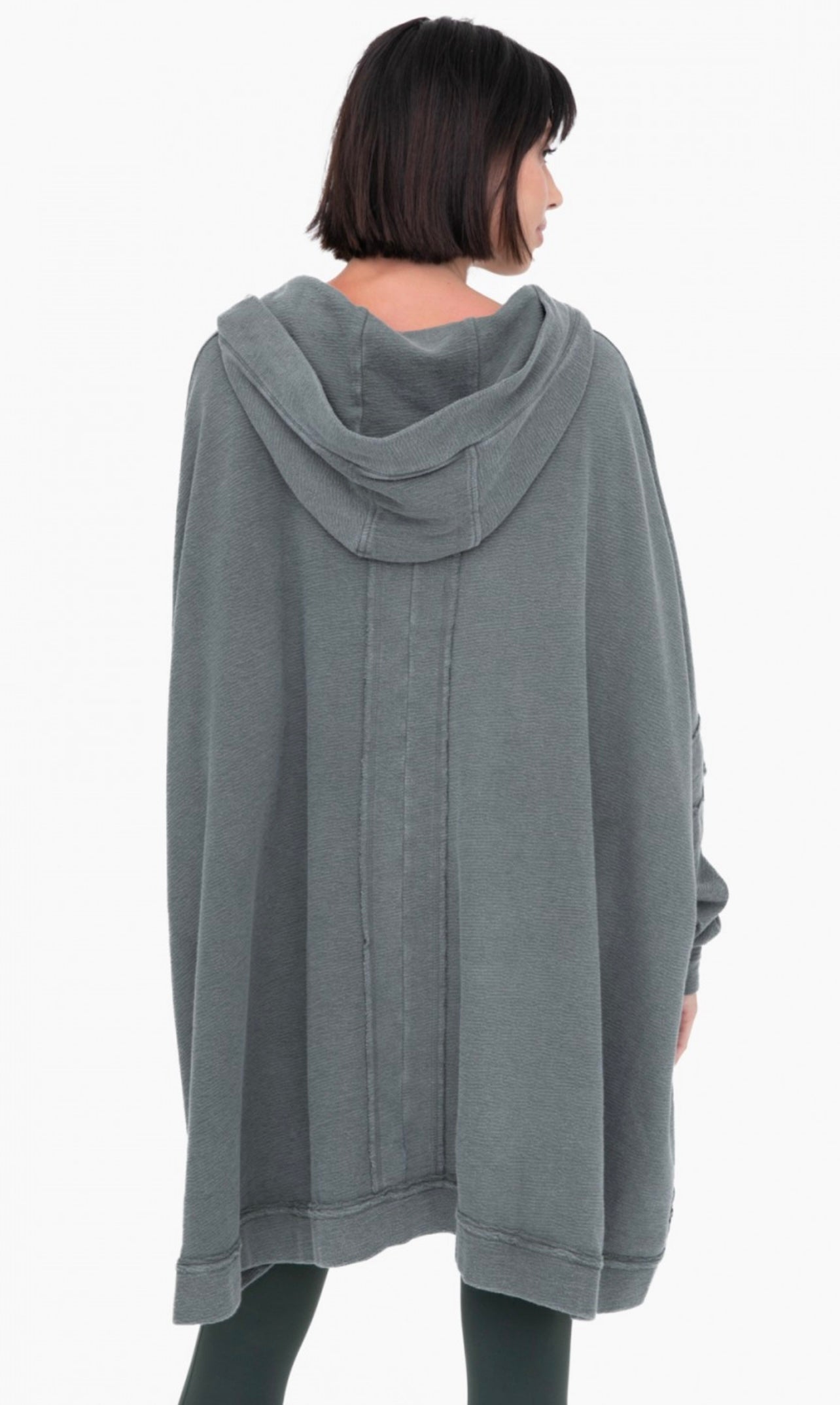 Oversized Cotton Poncho