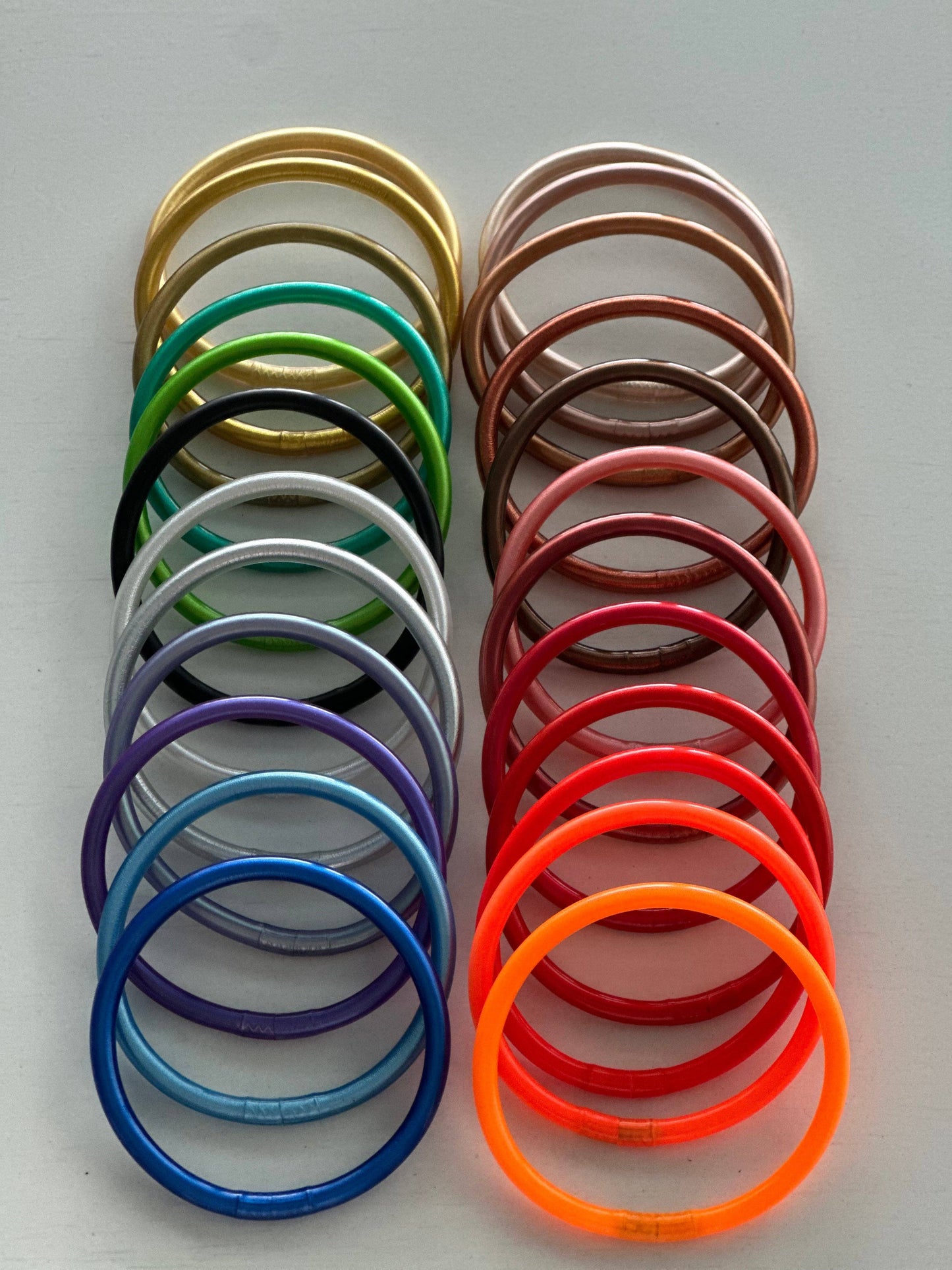 Jinny Jelly "Rust Brown" Bangle Bracelet