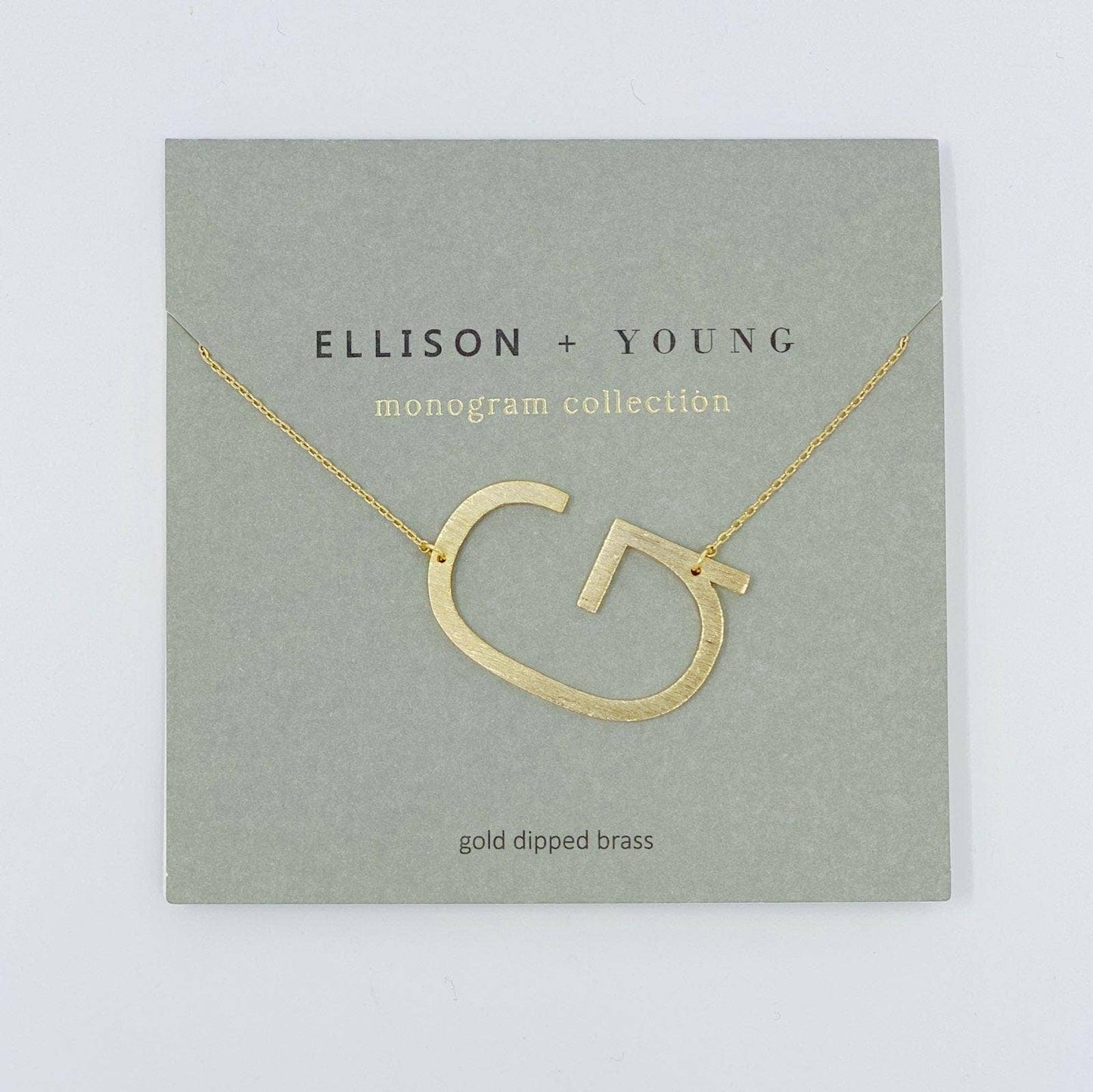 Monogram Collection Initial Necklace