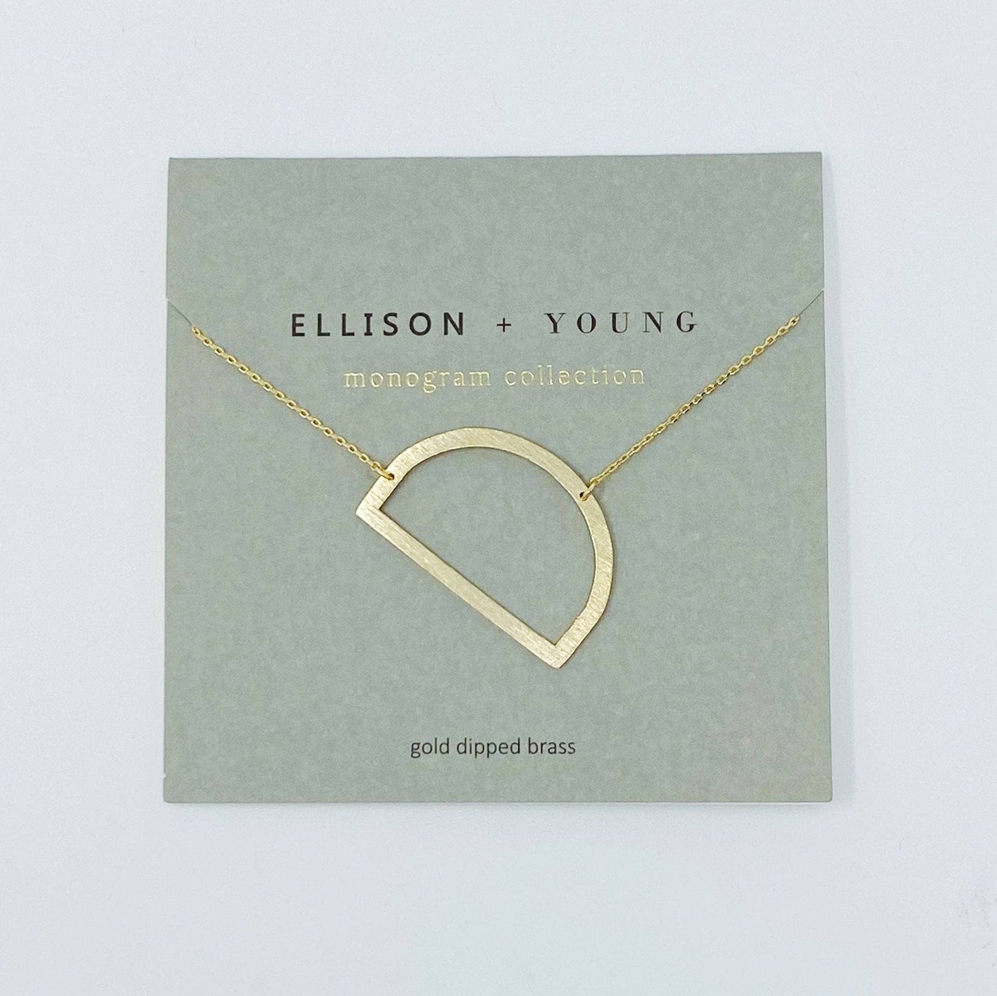 Monogram Collection Initial Necklace