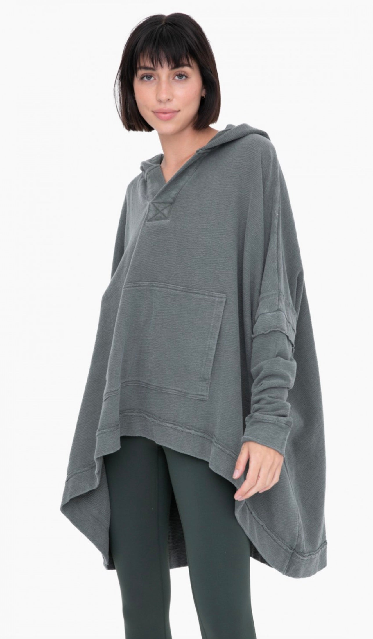 Oversized Cotton Poncho