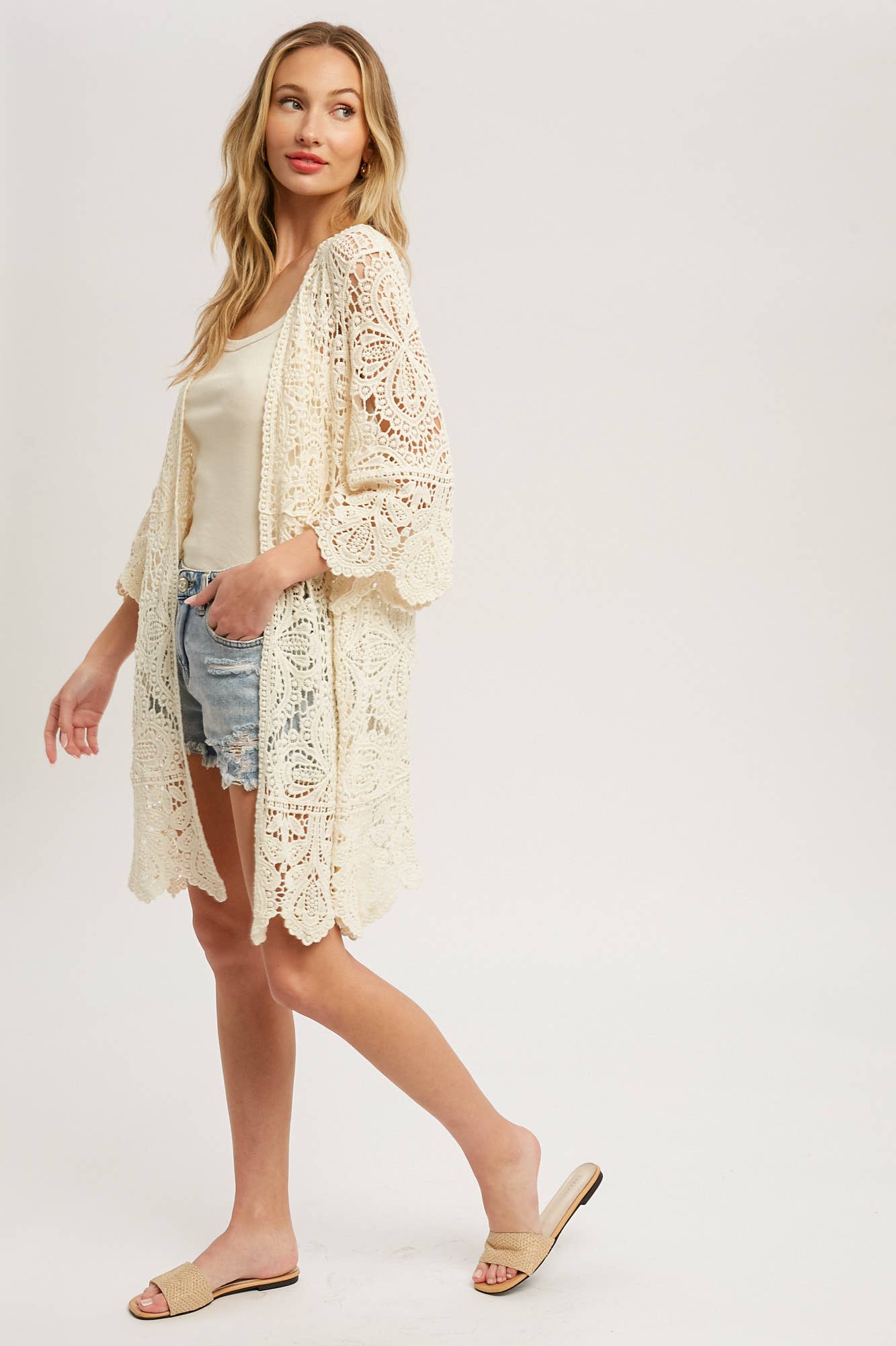 CROCHET LACE CARDIGAN