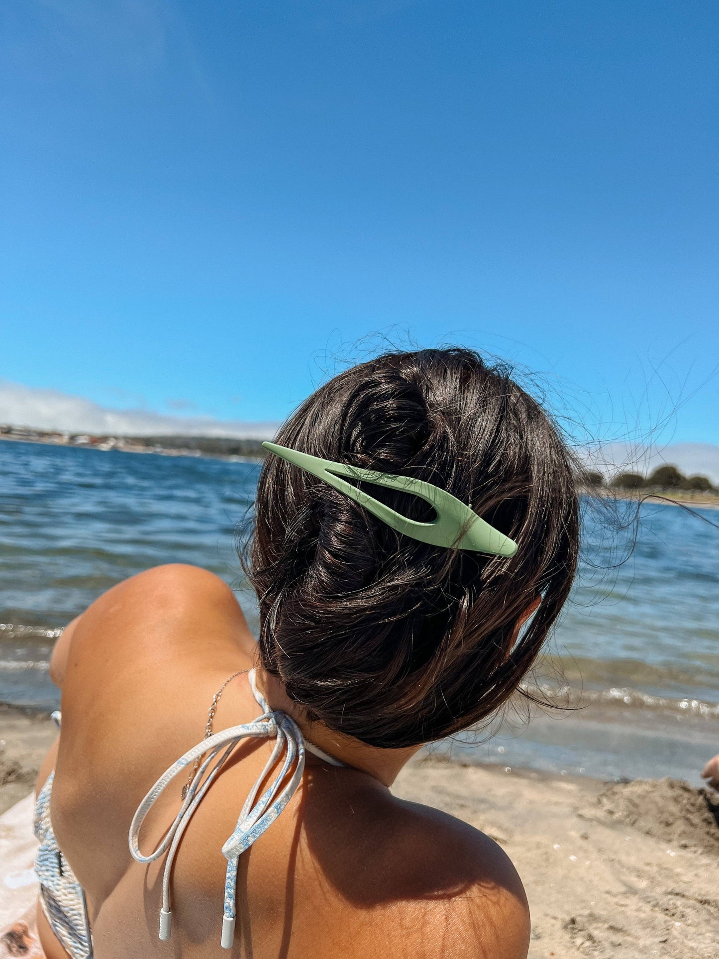 Black Lay Flat Claw 2.0 // Thick Hair