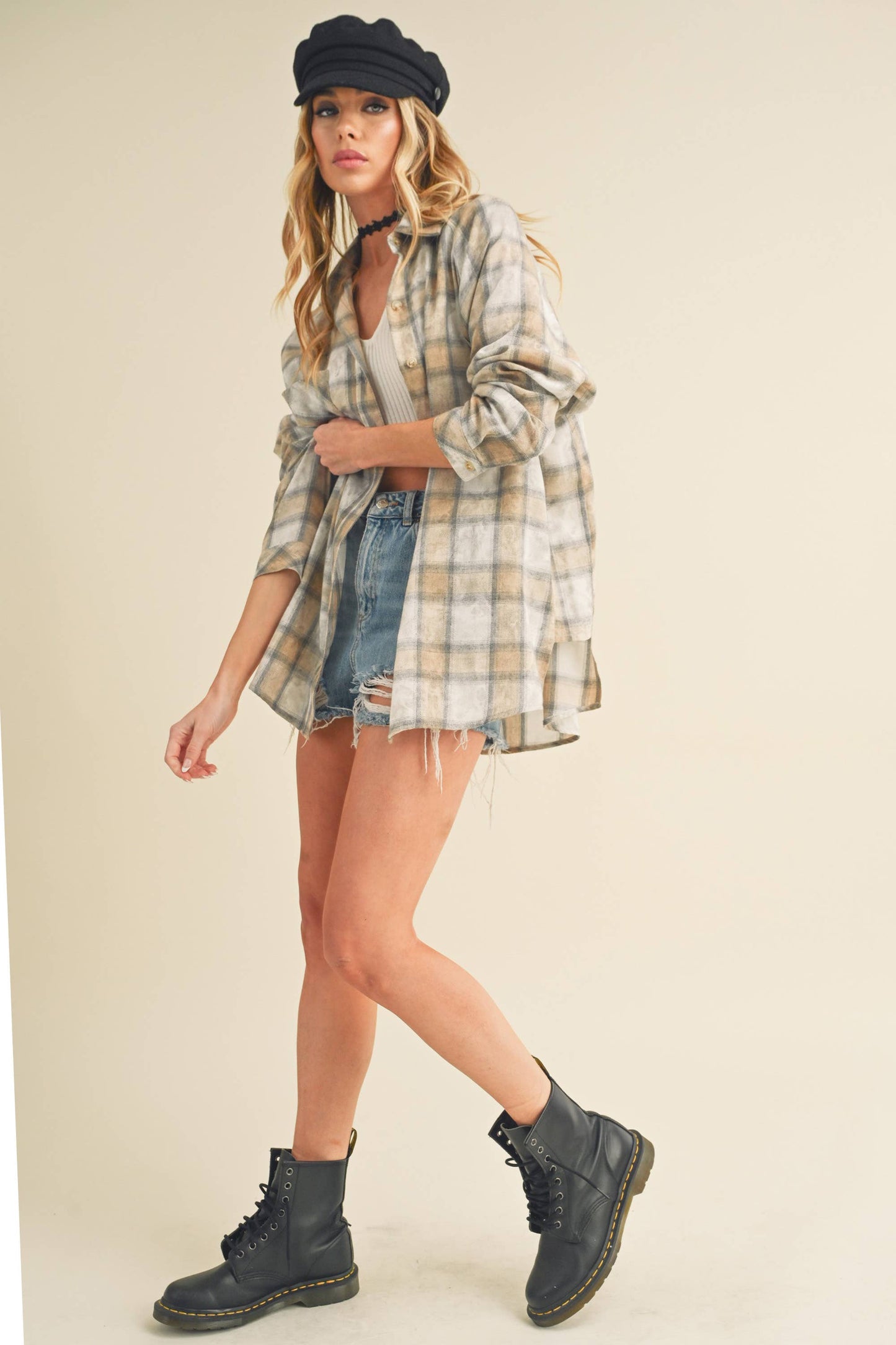 Laura Plaid Washed Flannel