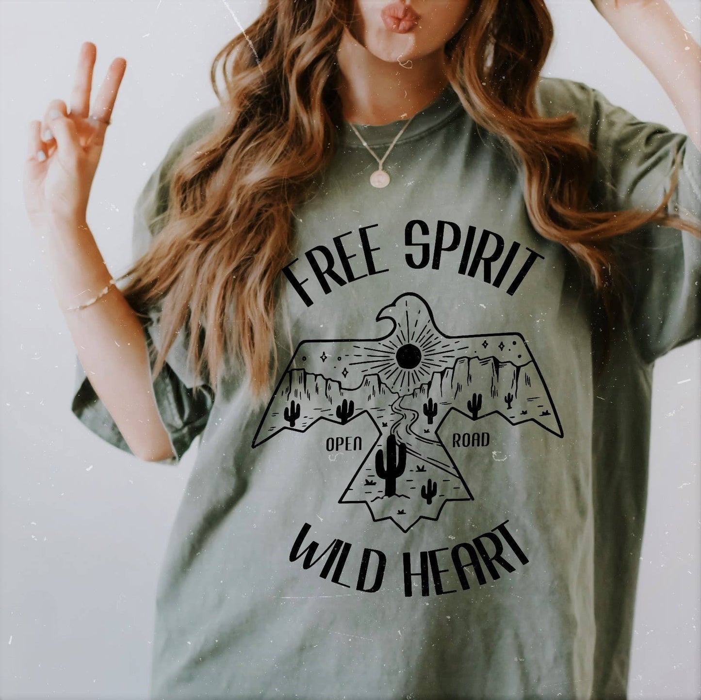 Free Spirit Wild Heart Heavyweight Tee