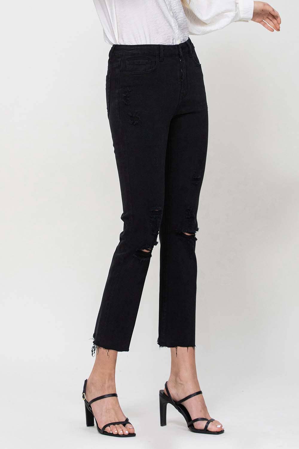 Flying Monkey High Rise cropped Jean