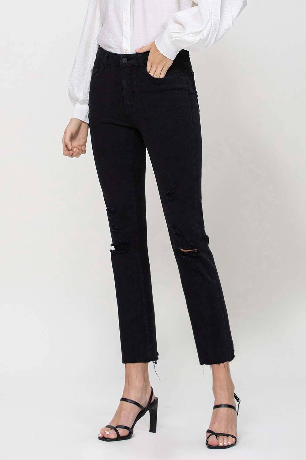 Flying Monkey High Rise cropped Jean