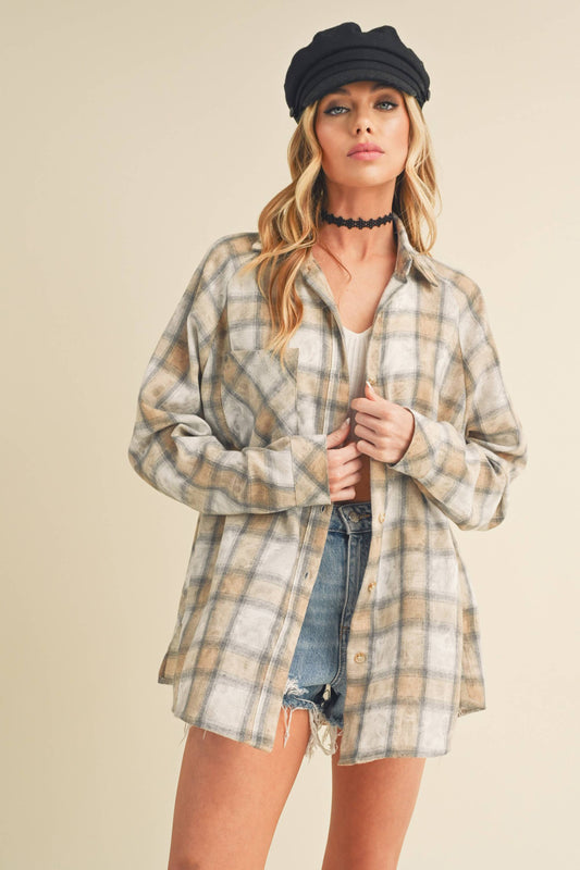 Laura Plaid Washed Flannel